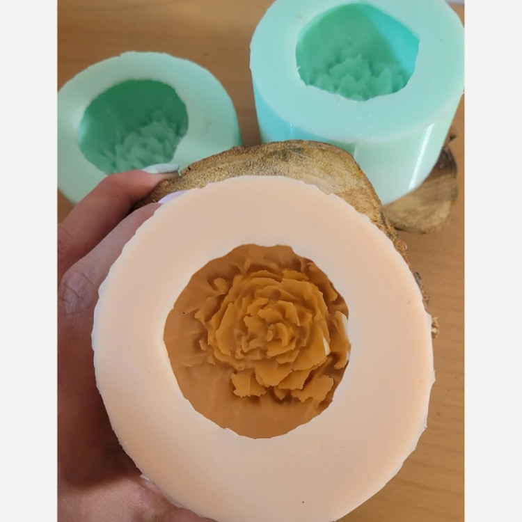 قالب شمع گل پیونی