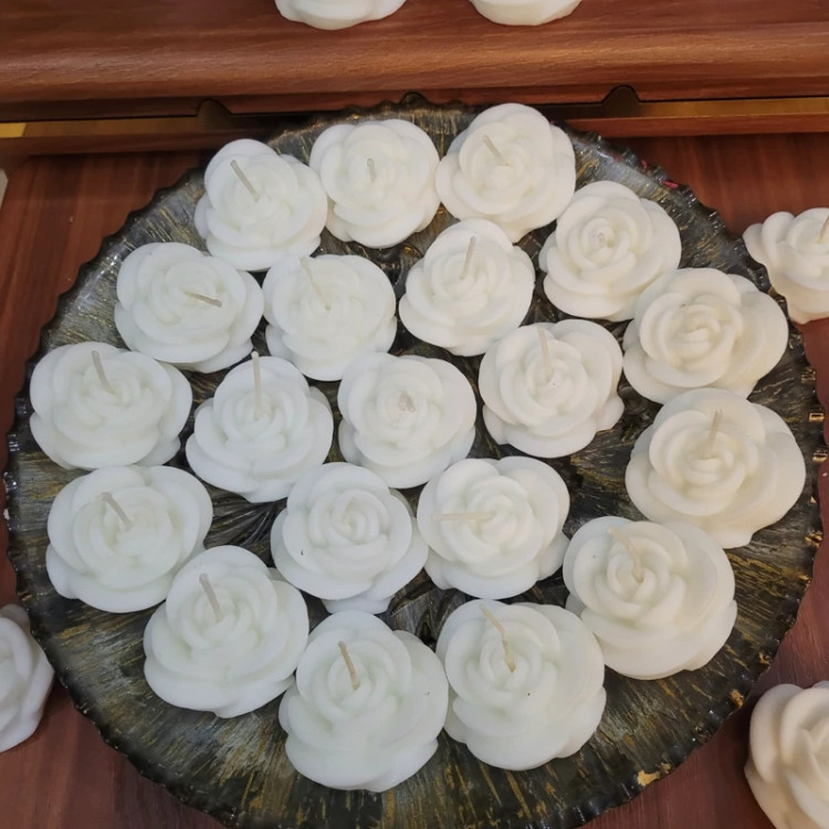 گیفت شمع گل رزهلندی