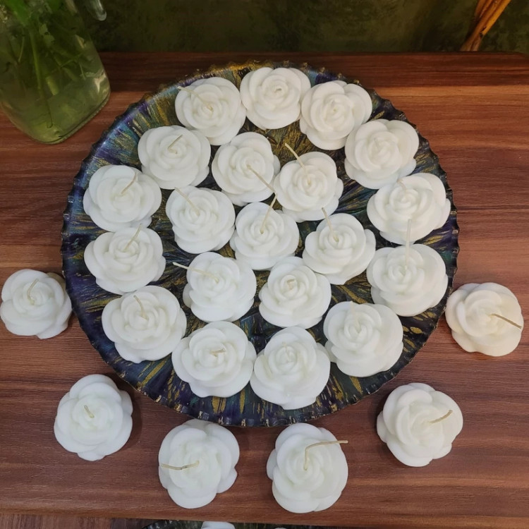 گیفت شمع گل رزهلندی
