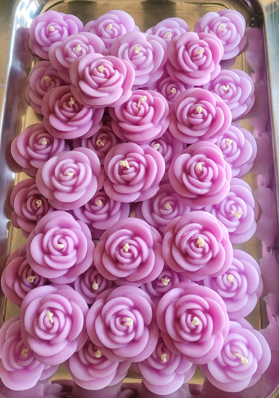 گیفت شمع گل رزهلندی