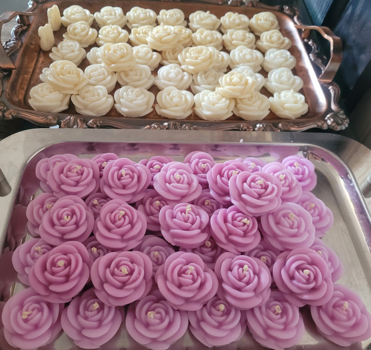 گیفت شمع گل رزهلندی