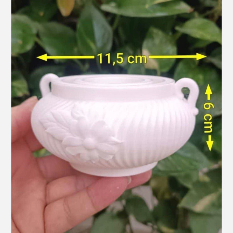 قالبسیلیکونی فانوسی گل برجسته