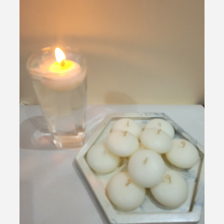 گیفت شمع عدسی *رو ابی*