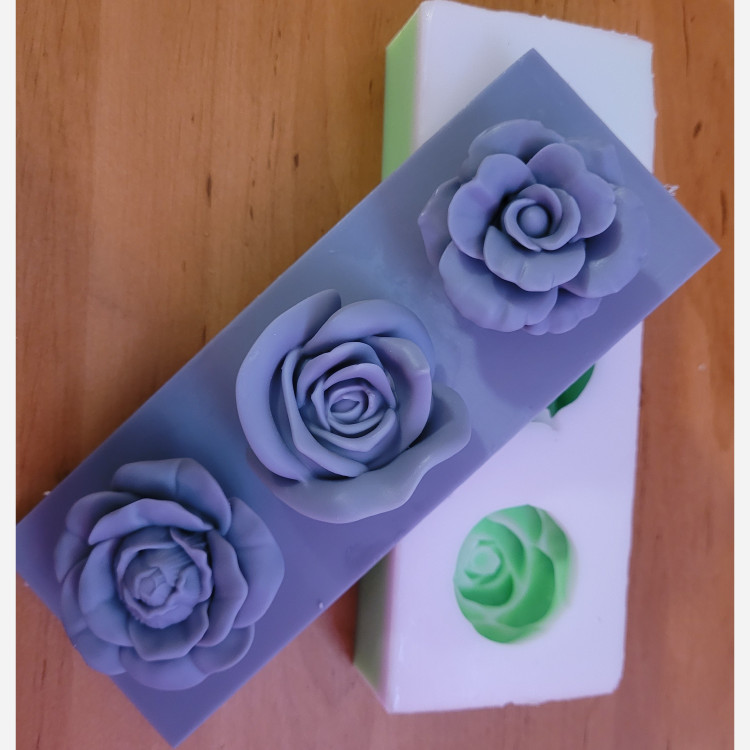 قالب سیلیکونی گل رز 3عددی
