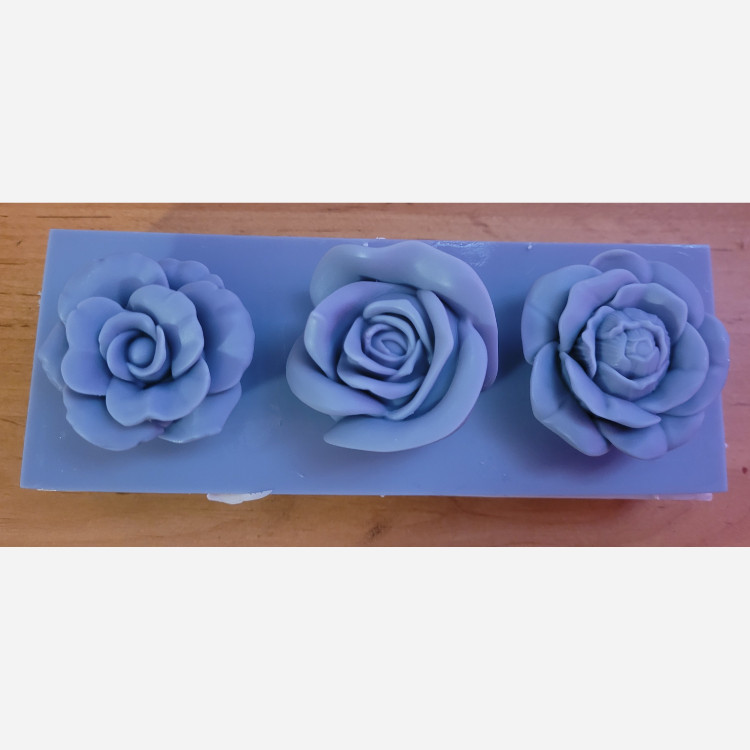قالب سیلیکونی گل رز 3عددی